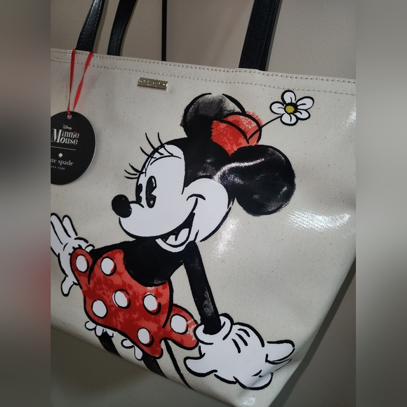 kate spade Handbags - Kate Spade Disney Minnie Mouse Limited Edition Tote NWT Bow